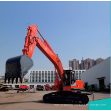 Hydraulic excavator powered by electric